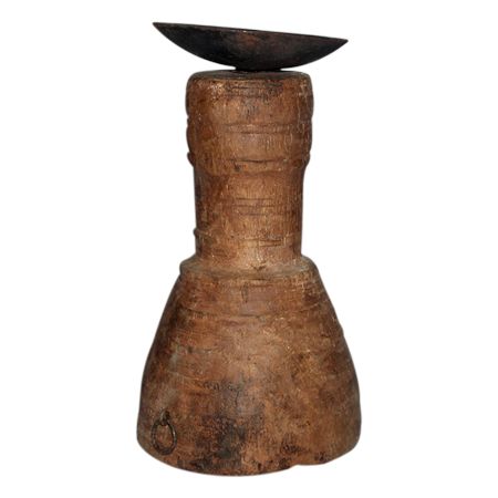 Hand Made Wooden Candle Stand-03